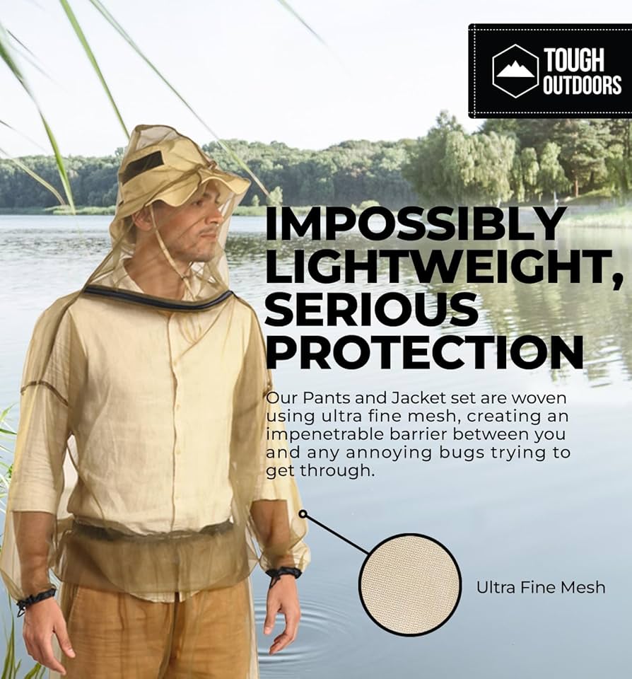 Mosquito Jacket - Bug Jacket with Hood for Men and Women